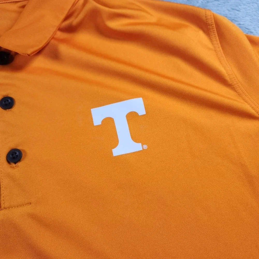 Tennessee Volunteers Shirt Mens‎ XL Orange NCAA Football Nike Dri Fit Polo Golf